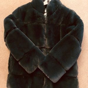 Faux fur jacket